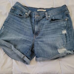 Women's Levi's Blue Denim Shorts, Size 31